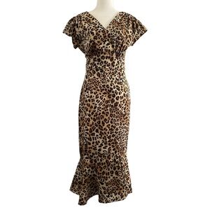 Y2K vintage Stop Staring! Alicia Estrada collab Pinup cheetah dress